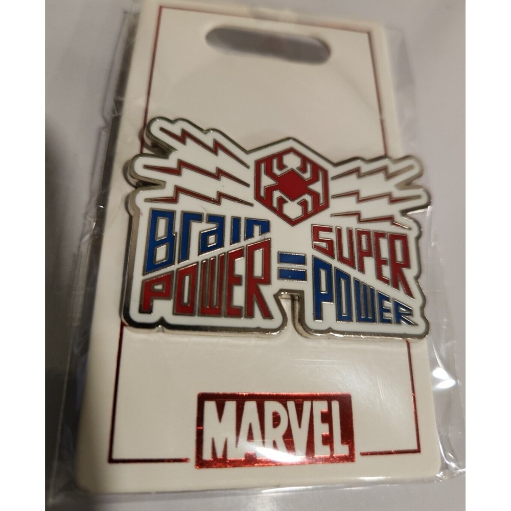 Disney Spider-Man WEB Worldwide‎ Engineering Brigade Brain Super Power Pin 00036